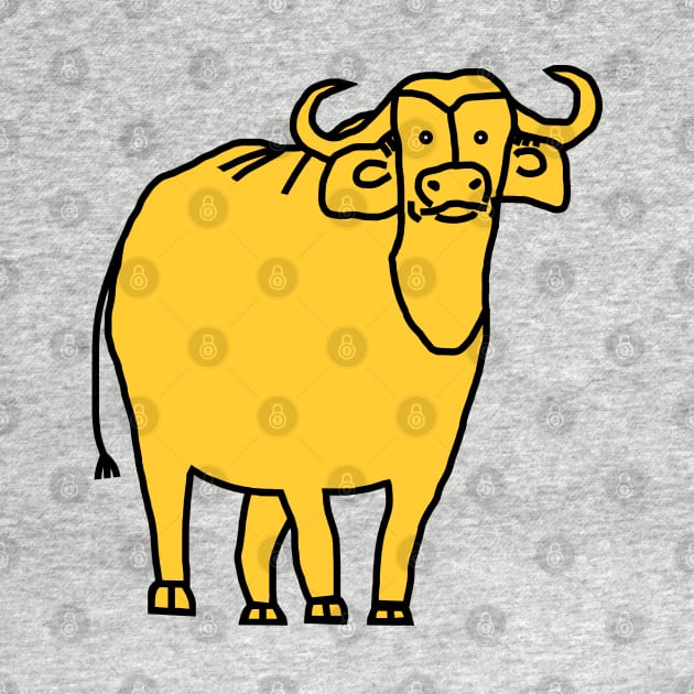 Yellow Ox by ellenhenryart